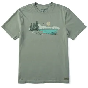 Men's Mountain Lake Short Sleeve Tee Life is Good