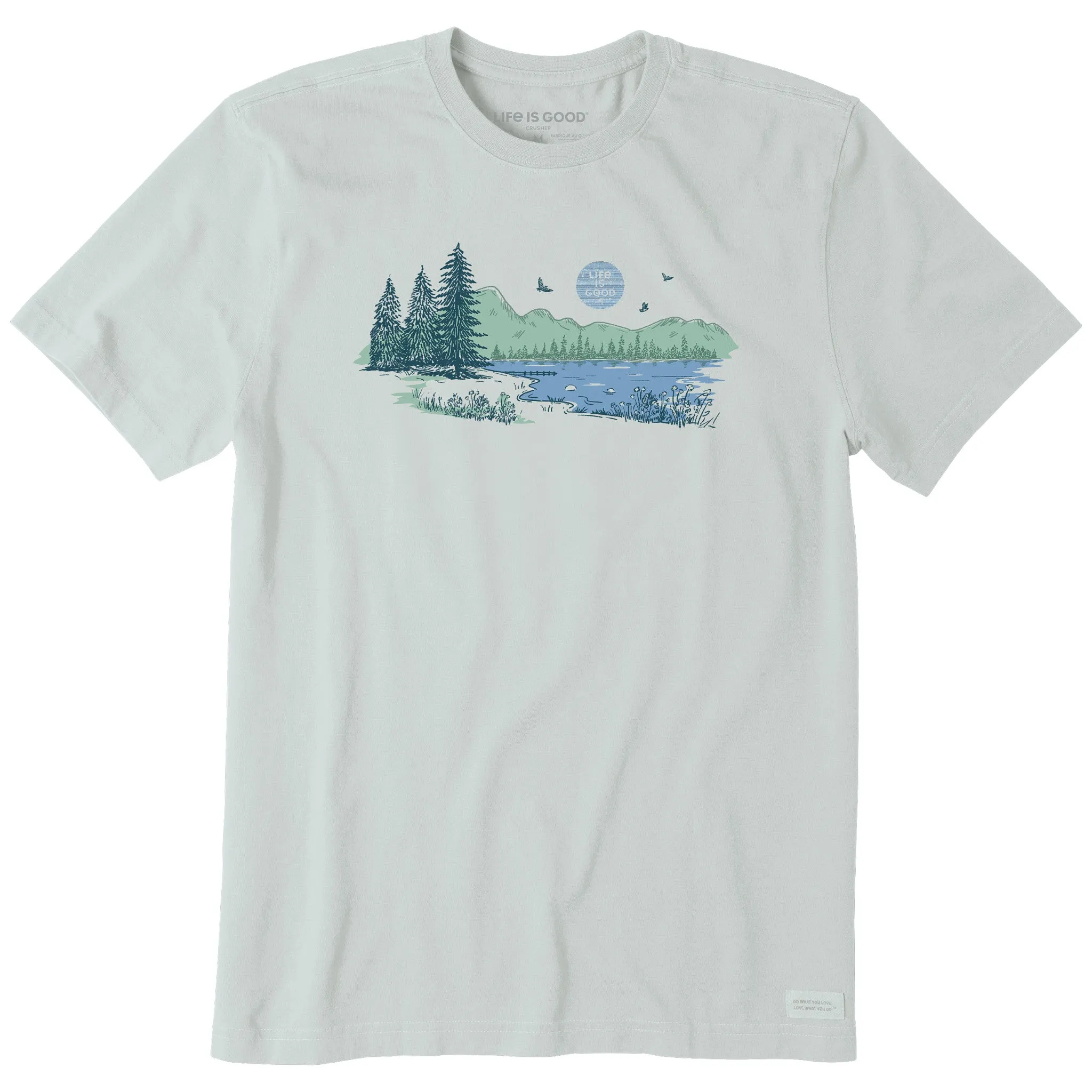 Men's Mountain Lake Short Sleeve Tee Life is Good