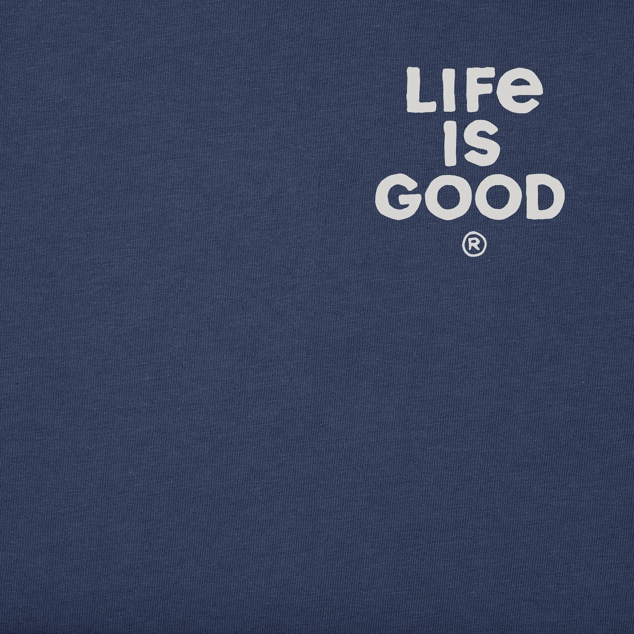 Men's Mountain Mist Short Sleeve Crusher Tee Life is Good
