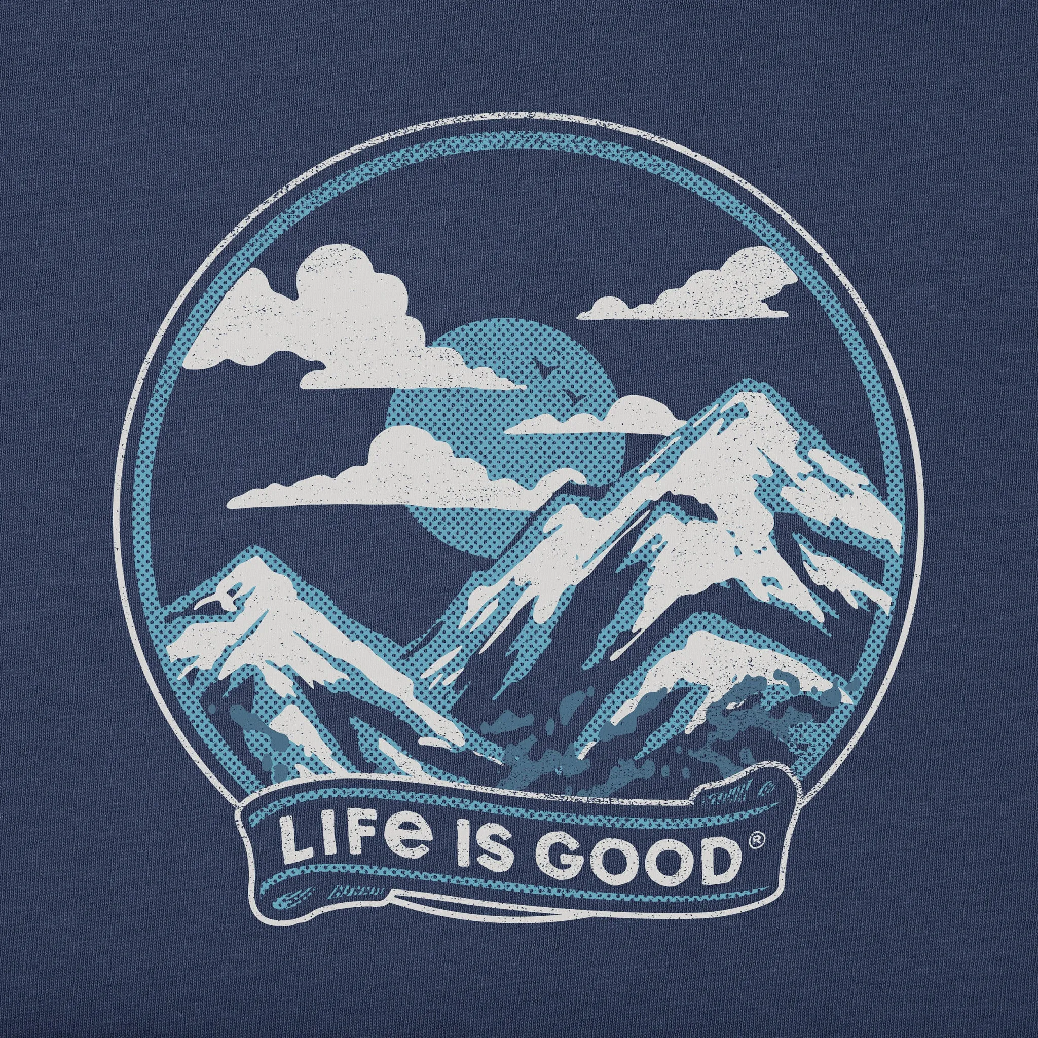 Men's Mountain Mist Short Sleeve Crusher Tee Life is Good