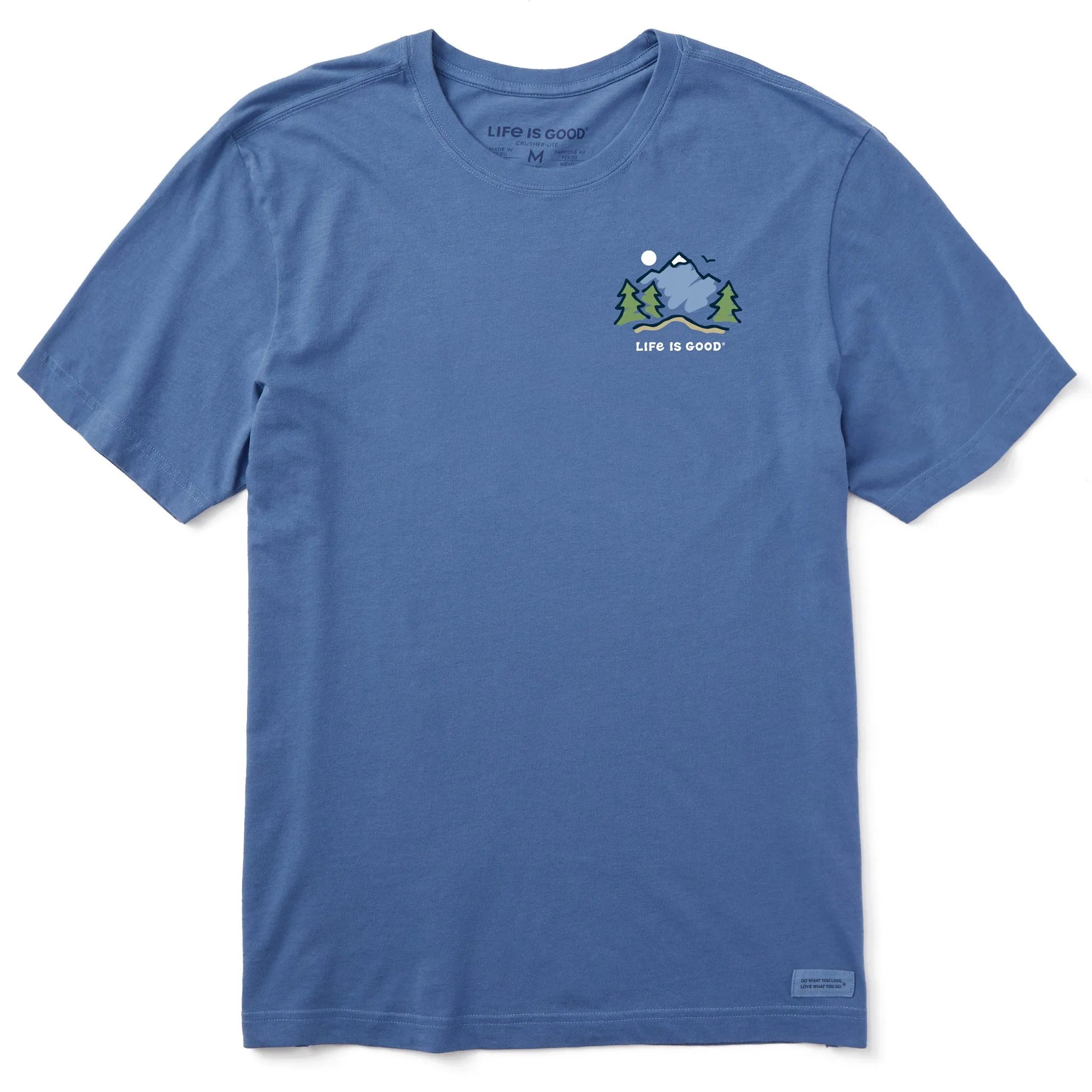 Men's Mountain Scene Short Sleeve Crusher Tee Life is Good