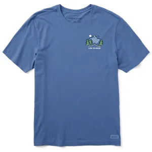 Men's Mountain Scene Short Sleeve Crusher Tee Life is Good
