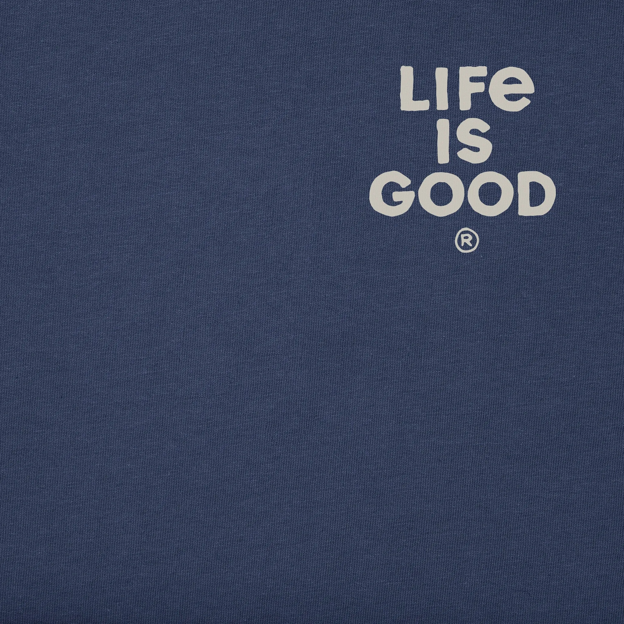 Men's Music Peace Guitars Short Sleeve Tee Life is Good