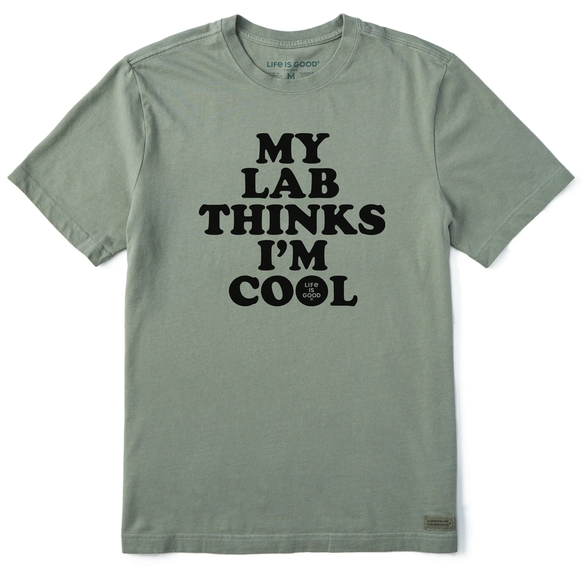 Men's My Lab Thinks I'm Cool Short Sleeve Tee Life is Good