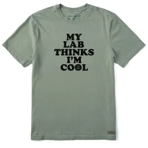 Men's My Lab Thinks I'm Cool Short Sleeve Tee Life is Good