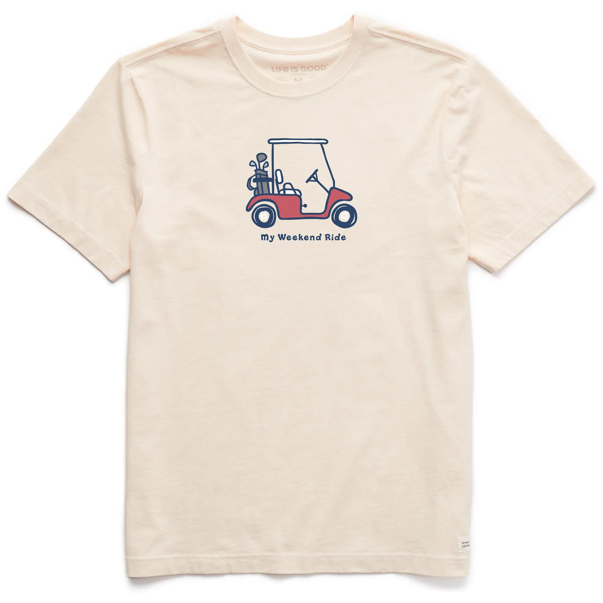 Men's My Weekend Ride Golf Short Sleeve Tee Life is Good