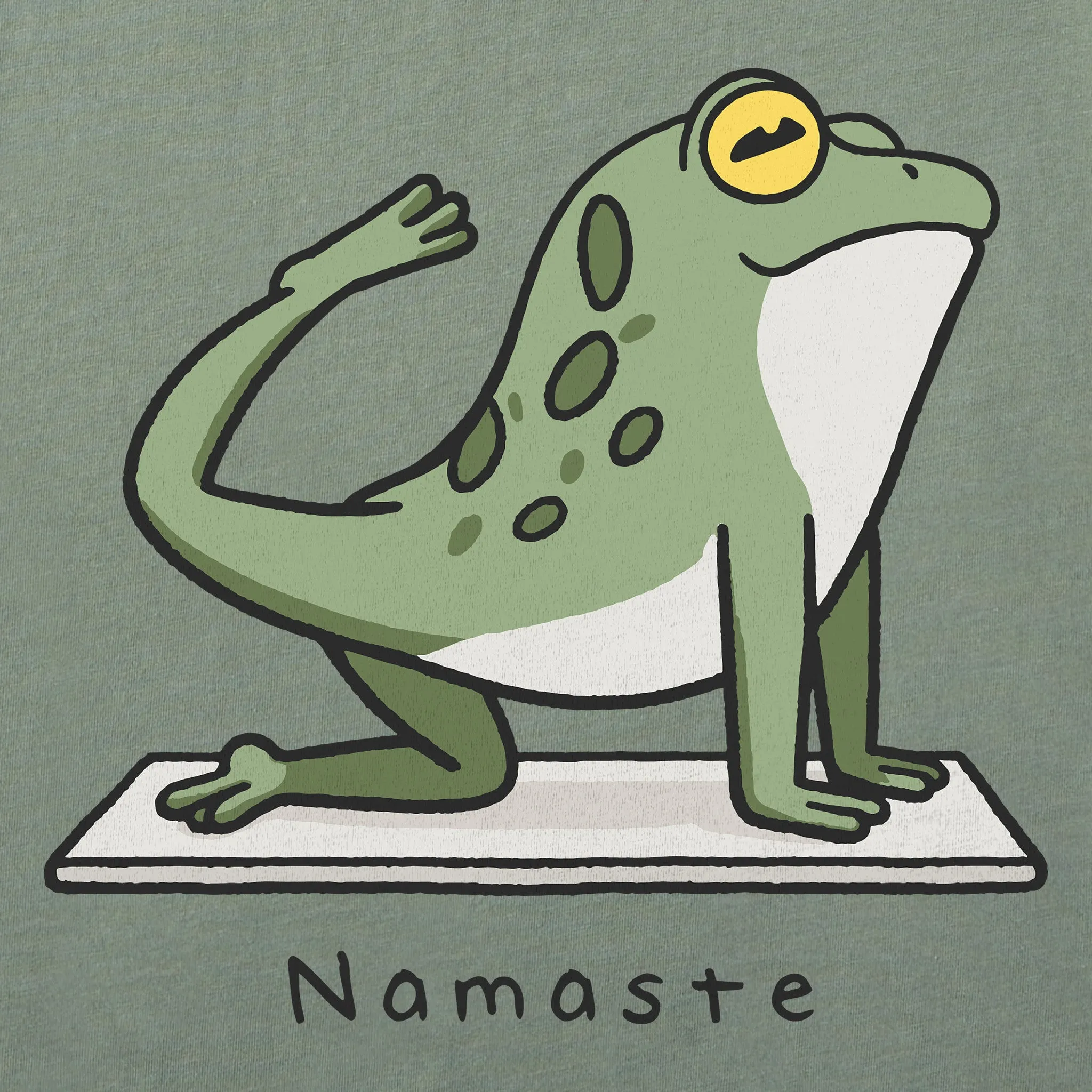 Men's Namaste Frog Short Sleeve Tee Life is Good