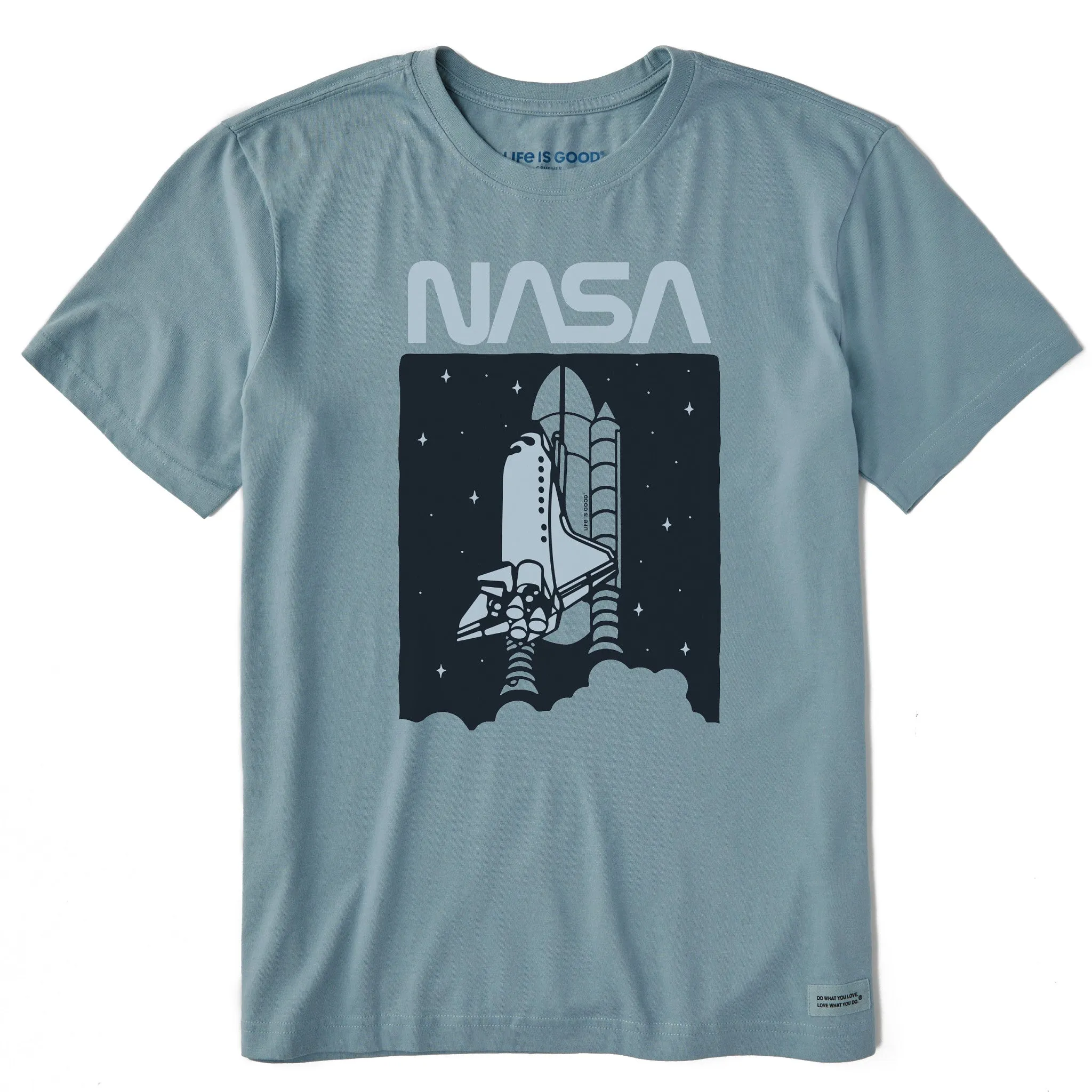 Men's NASA Blastoff Short Sleeve Crusher Tee Life is Good