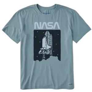 Men's NASA Blastoff Short Sleeve Crusher Tee Life is Good