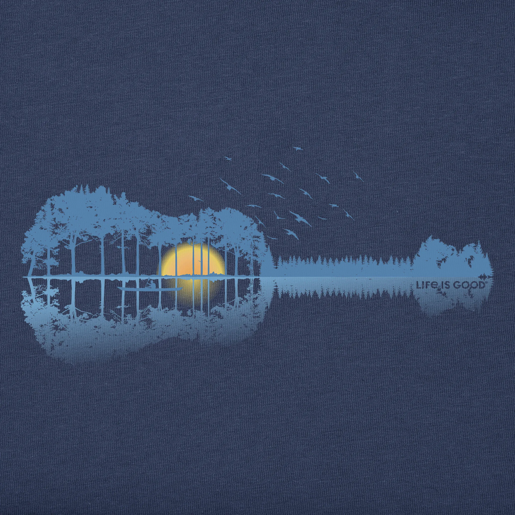 Men's Natural Rhythm on the Water Short Sleeve Crusher Tee Life is Good