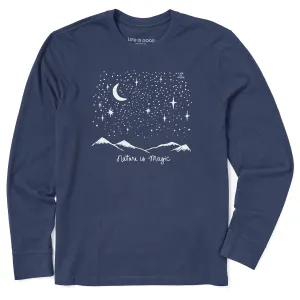 Men's Nature is Magic in the Mountains Long Sleeve Crusher Tee Life is Good