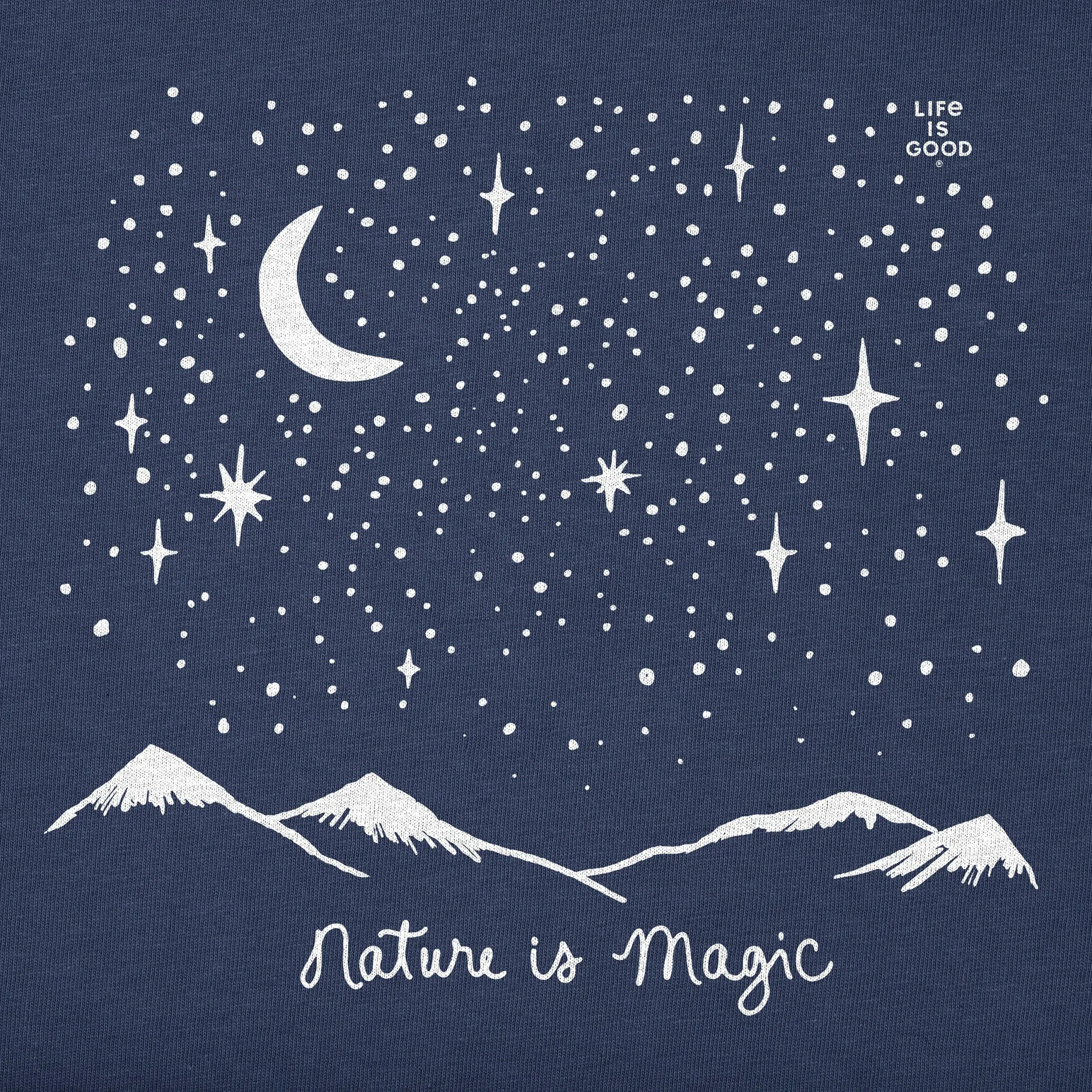 Men's Nature is Magic in the Mountains Short Sleeve Crusher Tee Life is Good