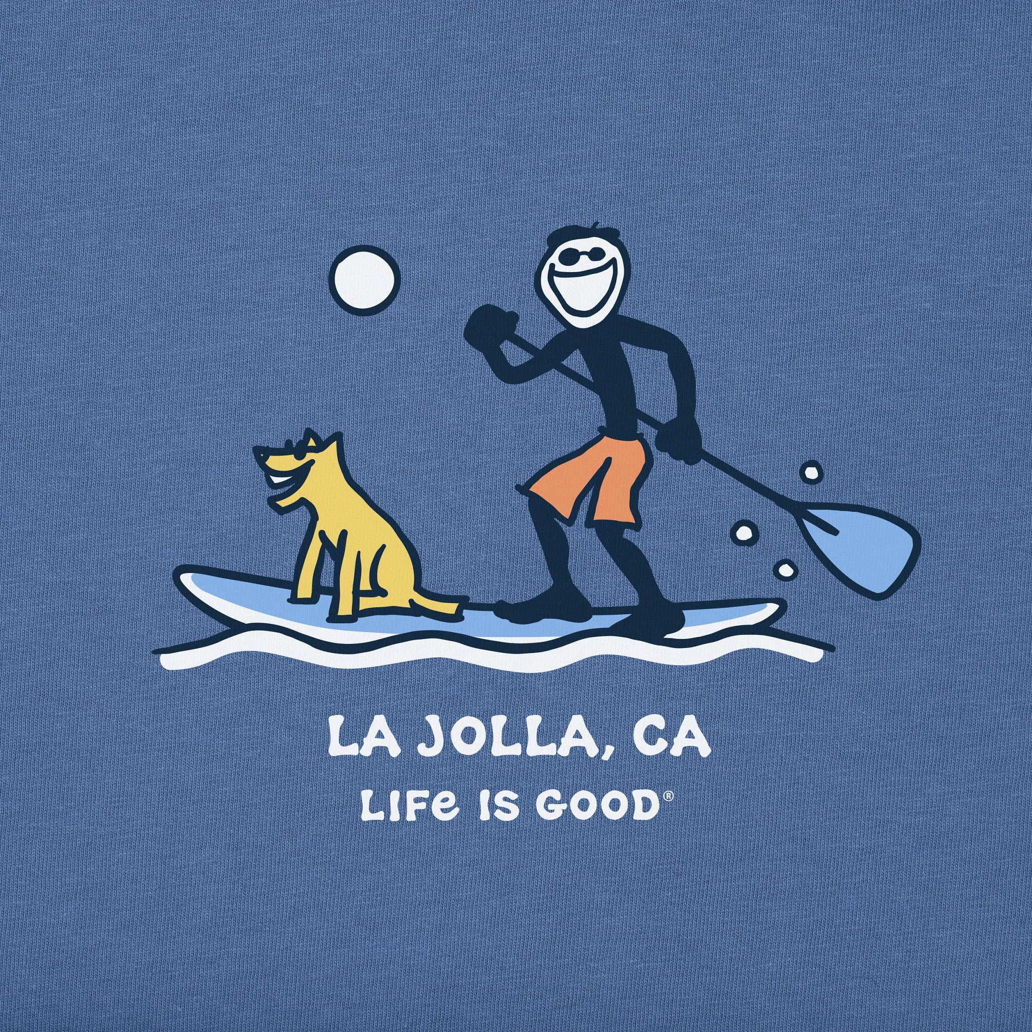 Men's ND Jake Paddleboard La Jolla Short Sleeve Crusher Tee Life is Good