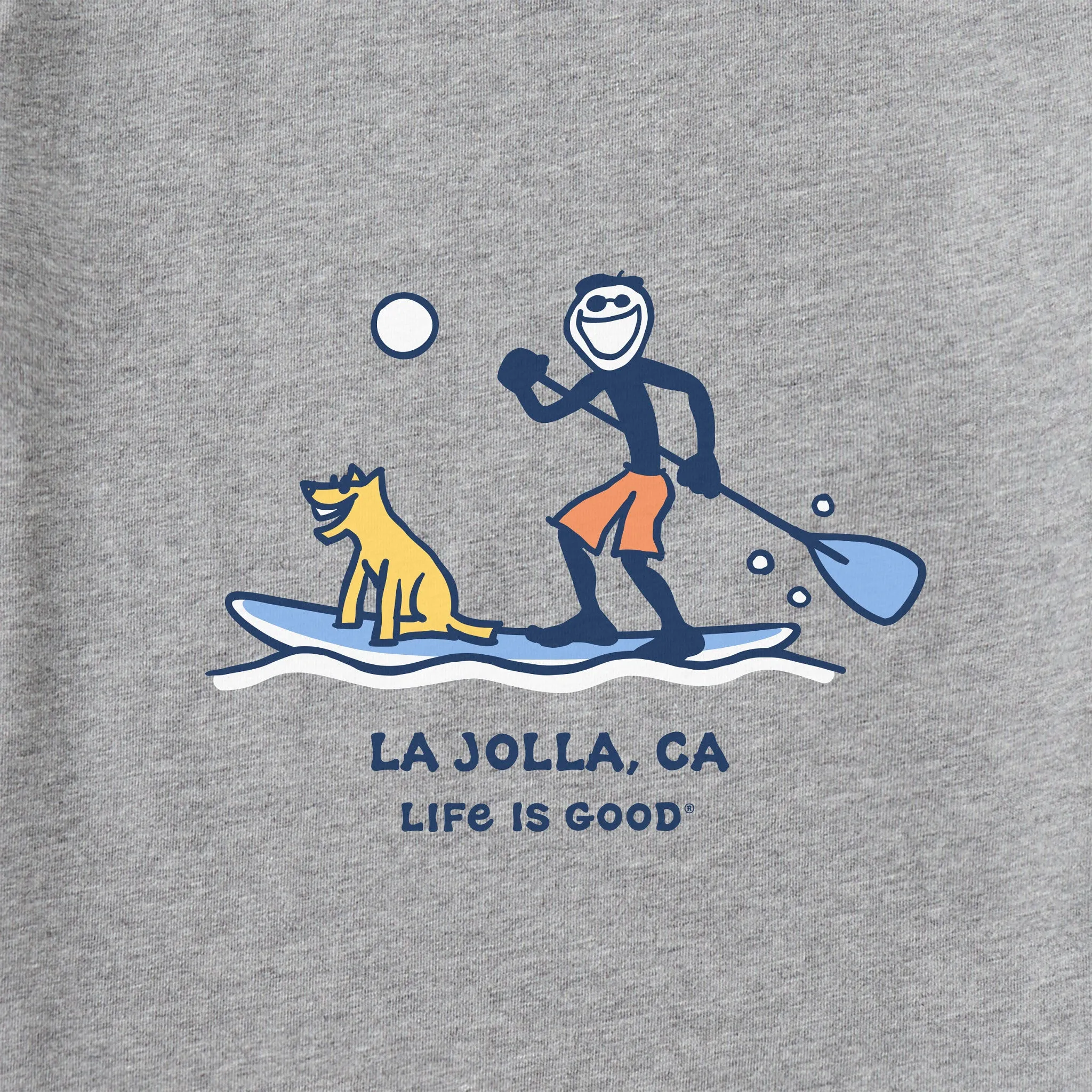 Men's ND Jake Paddleboard La Jolla Short Sleeve Crusher Tee Life is Good