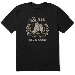 Men's Of Course Horse Short Sleeve Tee Life is Good