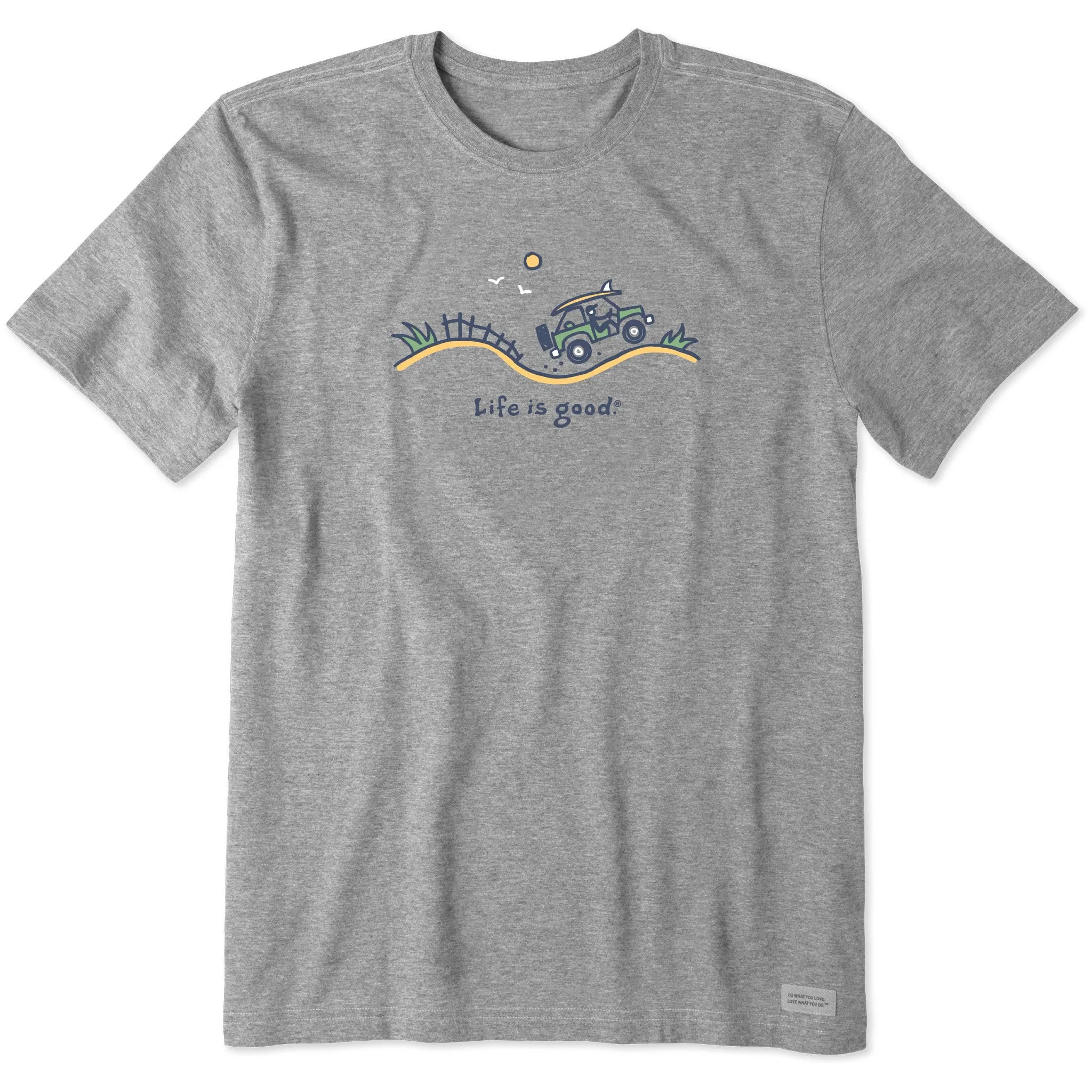 Men's Off-road Beach Short Sleeve Crusher Tee Life is Good