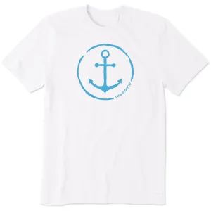 Men's Old Anchor Short Sleeve Crusher Tee Life is Good
