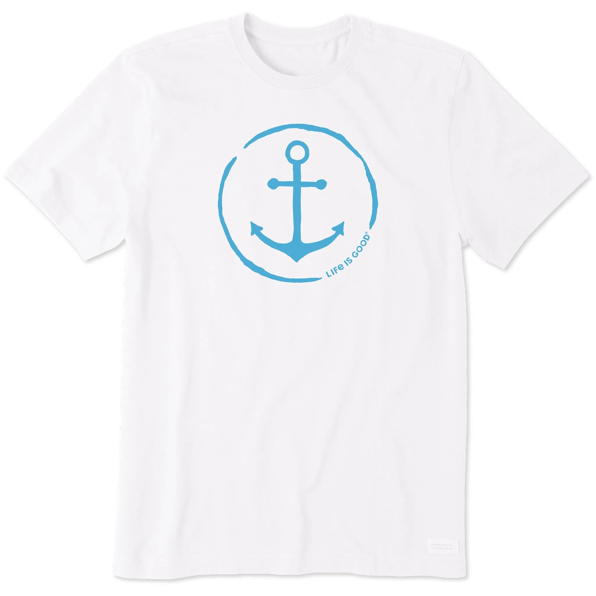 Men's Old Anchor Short Sleeve Crusher Tee Life is Good