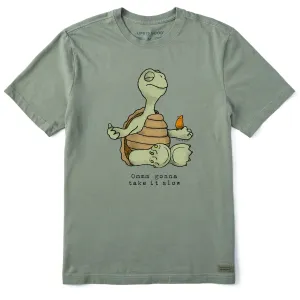 Men's Omm Gonna Take it Slow Turtle Short Sleeve Tee Life is Good