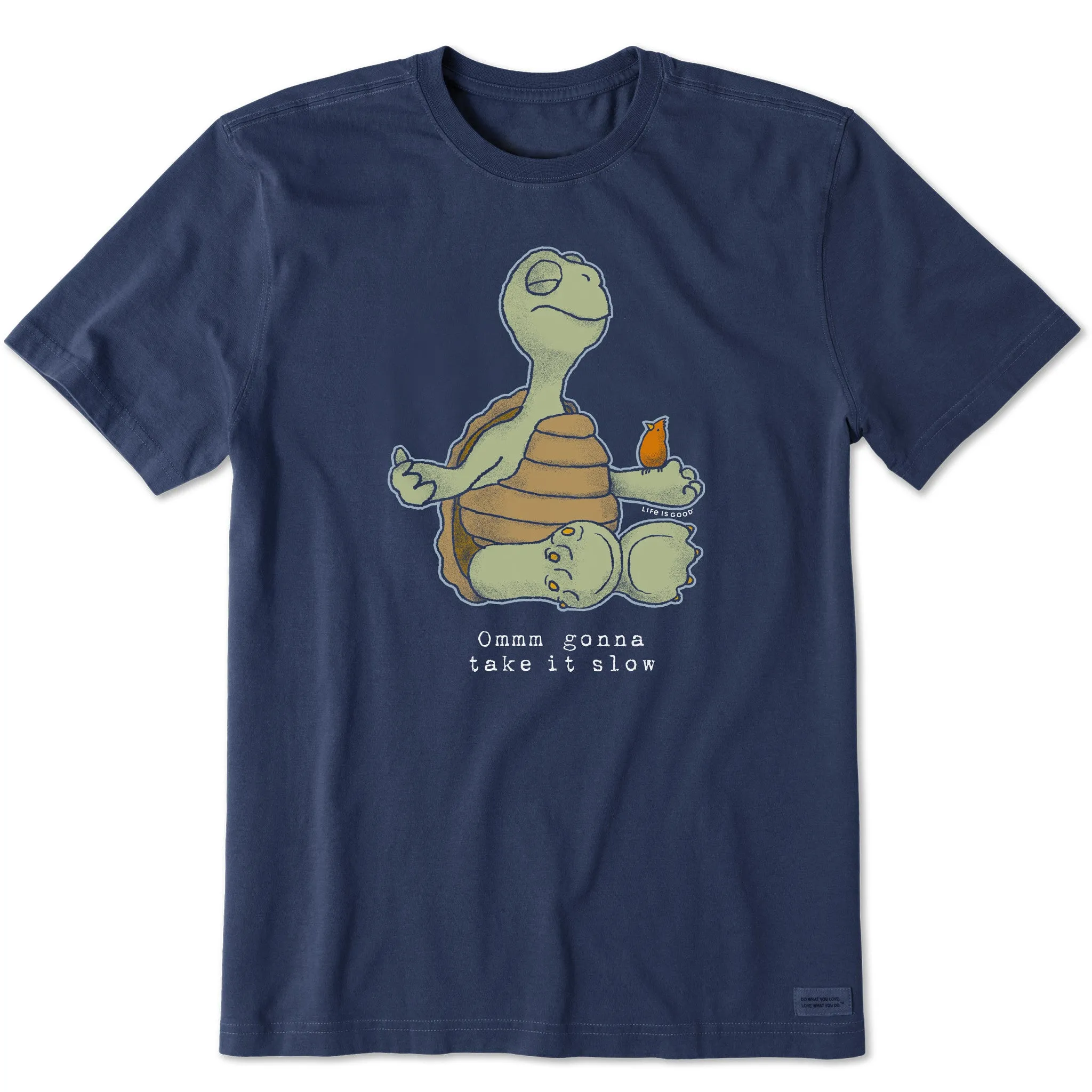 Men's Omm Gonna Take it Slow Turtle Short Sleeve Tee Life is Good