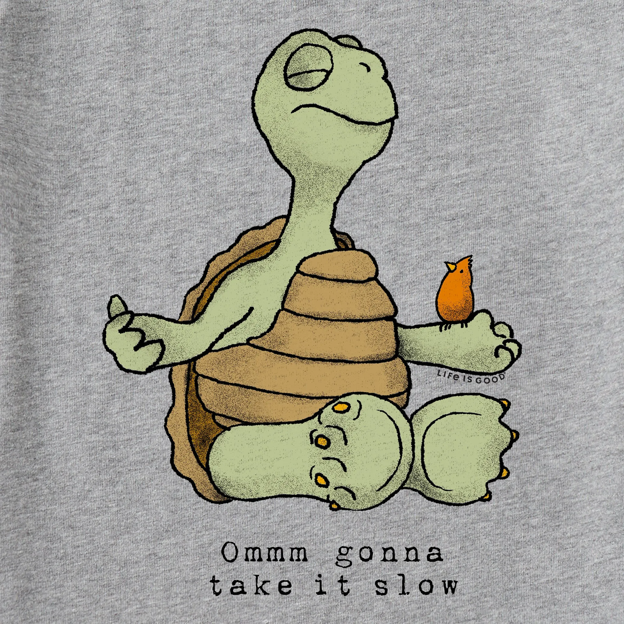 Men's Omm Gonna Take it Slow Turtle Short Sleeve Tee Life is Good