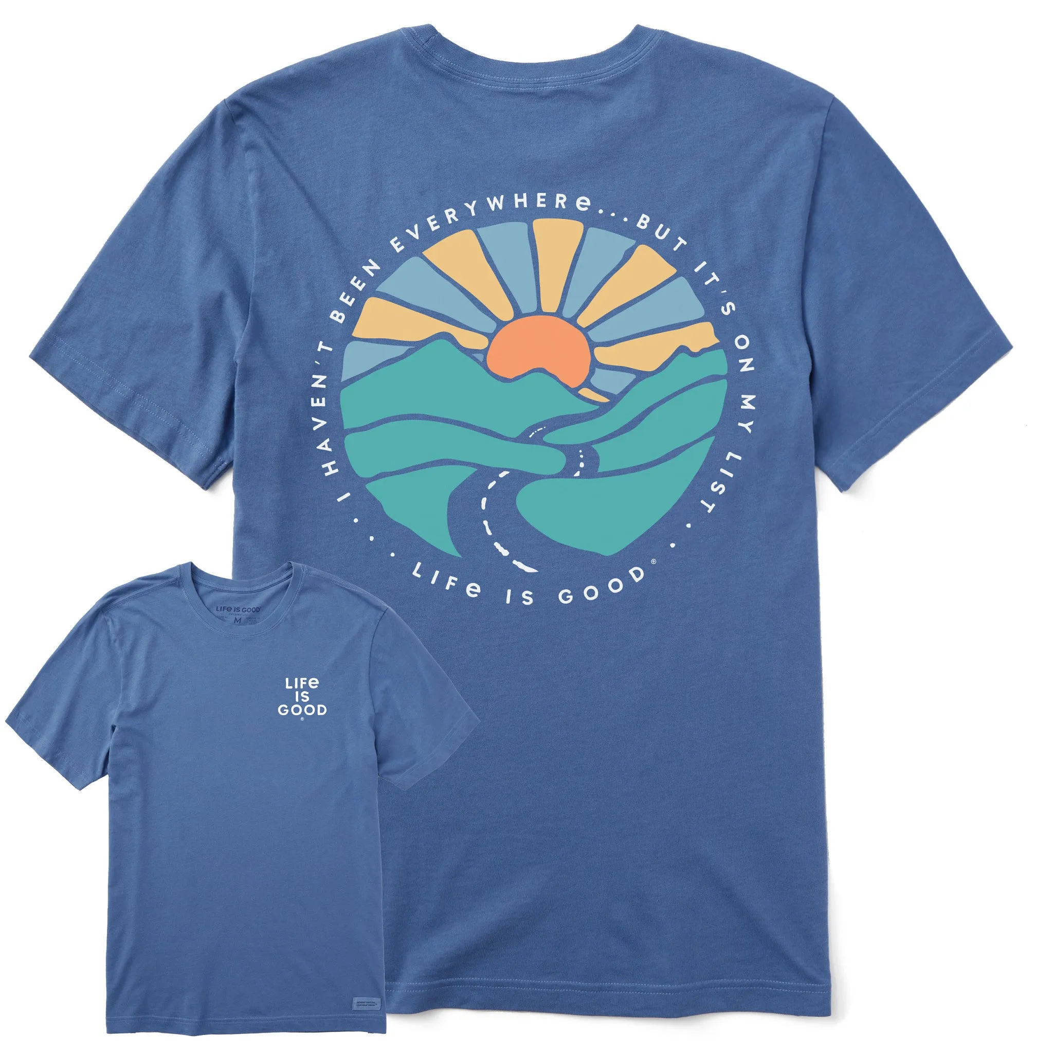 Men's On My List Sunset Short Sleeve Tee Life is Good
