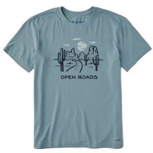Men's Open Roads Desert Short Sleeve Crusher Tee Life is Good