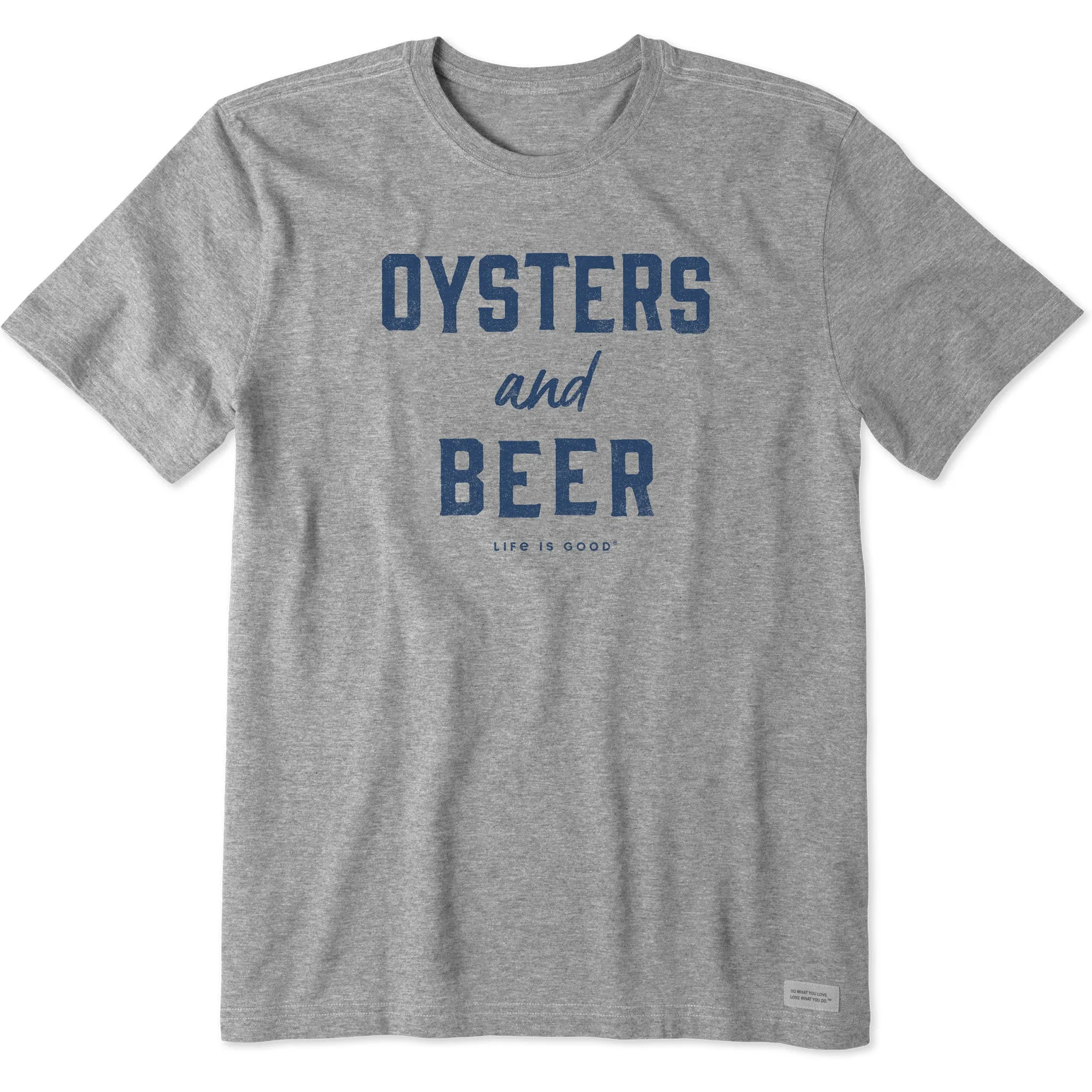 Men's Oysters and Beer Short Sleeve Tee Life is Good