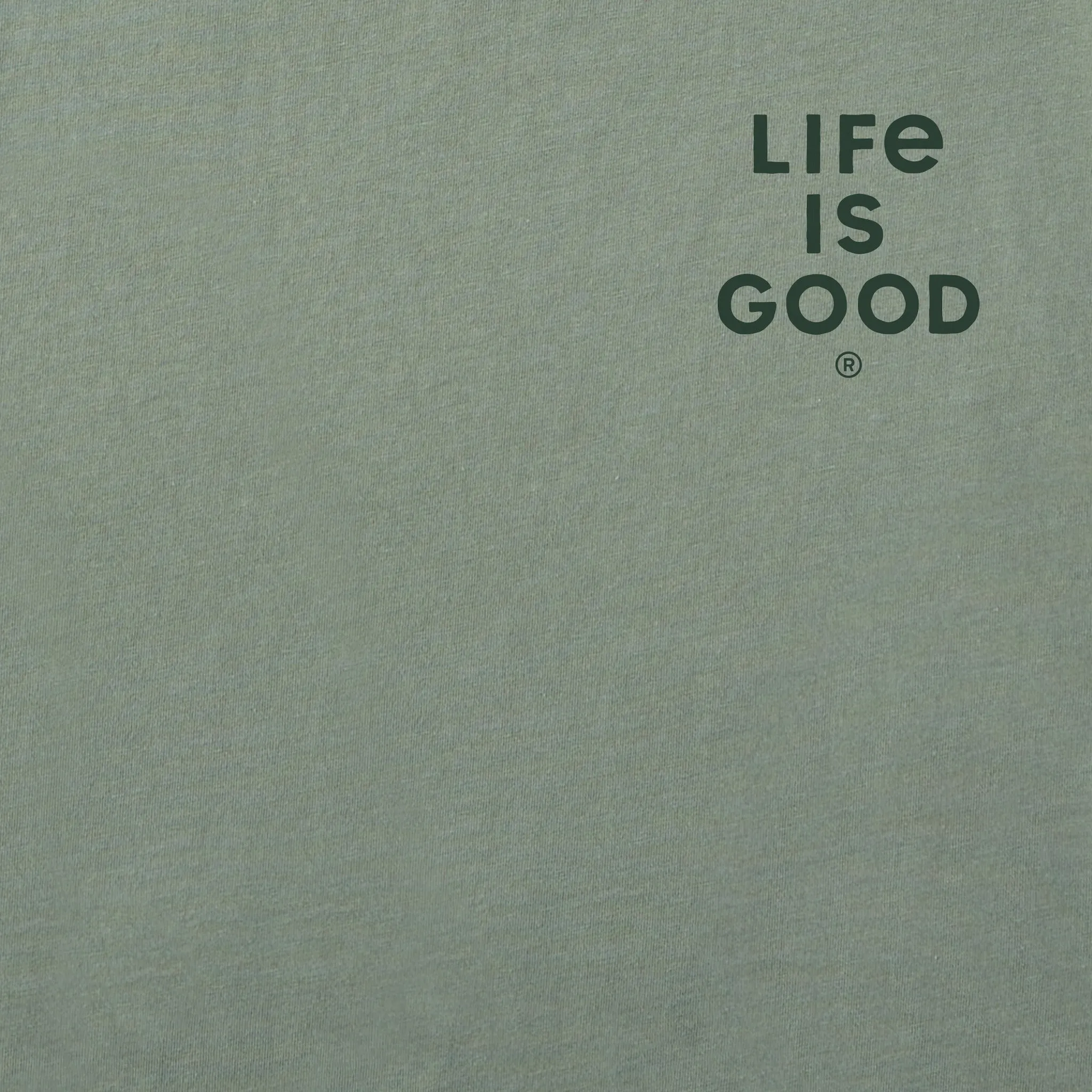 Men's Palm Tree Beach Short Sleeve Tee Life is Good