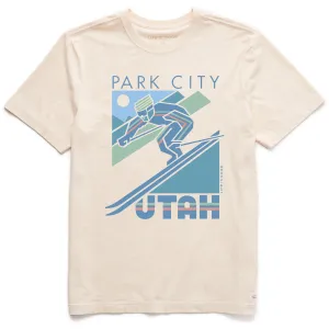 Men's Park City Utah Short Sleeve Crusher Tee Life is Good