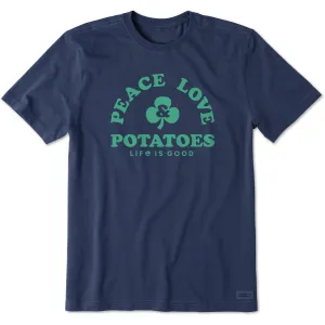 Men's Peace Love & Potatoes Short Sleeve Tee Life is Good