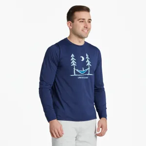 Men's Peace Out Long Sleeve Active Tee Life is Good