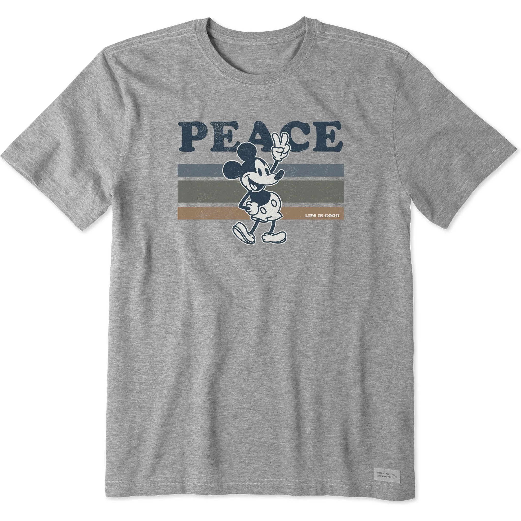 Men's Peace Willie Stripes Short Sleeve Tee Life is Good