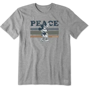 Men's Peace Willie Stripes Short Sleeve Tee Life is Good