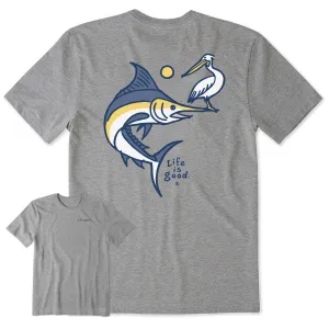 Men's Pelican and Marlin Short Sleeve Tee Life is Good