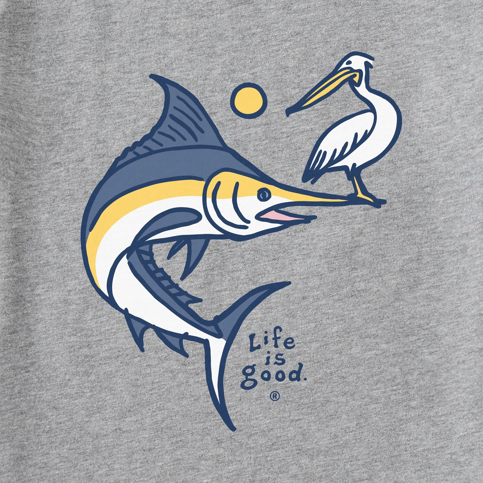 Men's Pelican and Marlin Short Sleeve Tee Life is Good