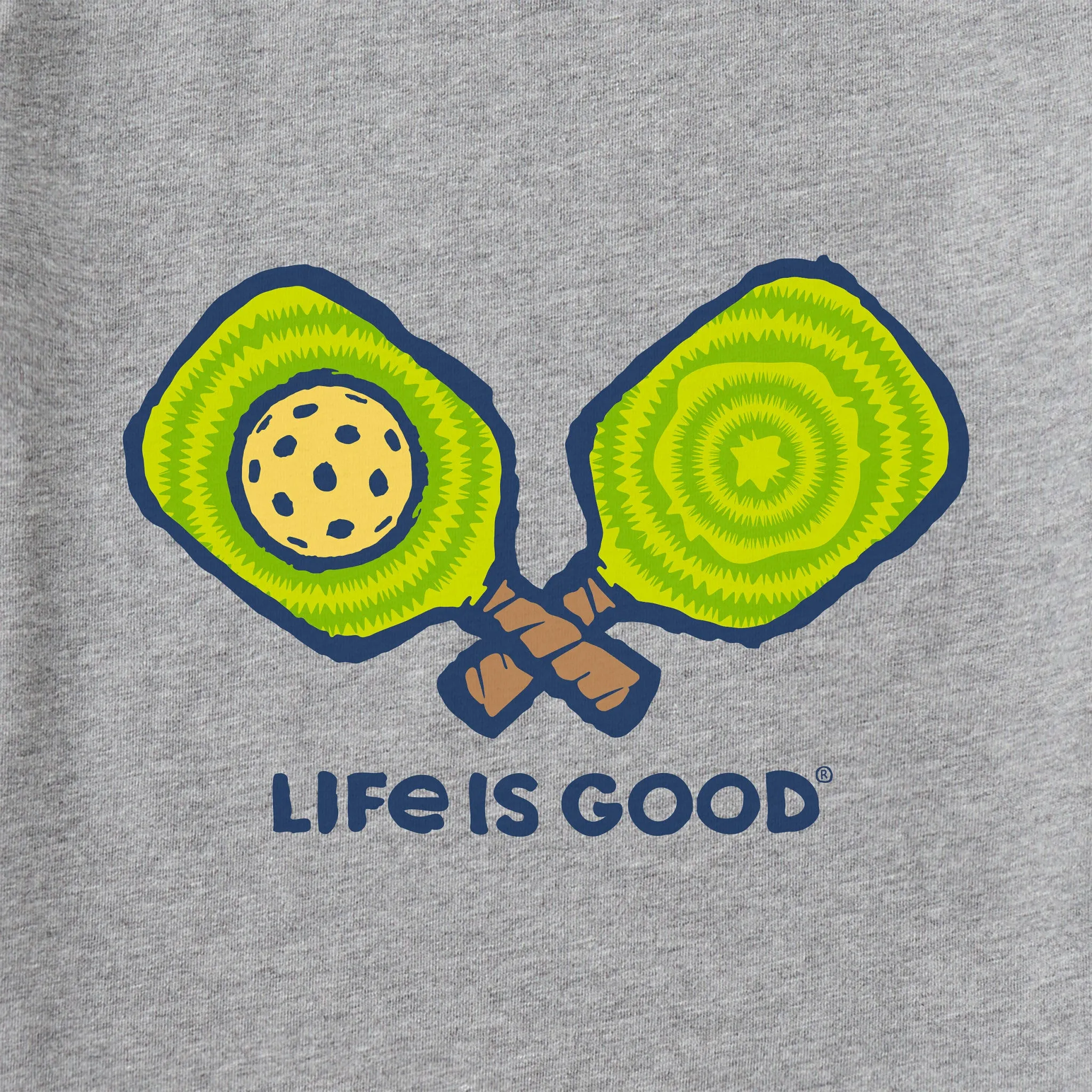 Men's PIckle Paddles Short Sleeve Tee Life is Good
