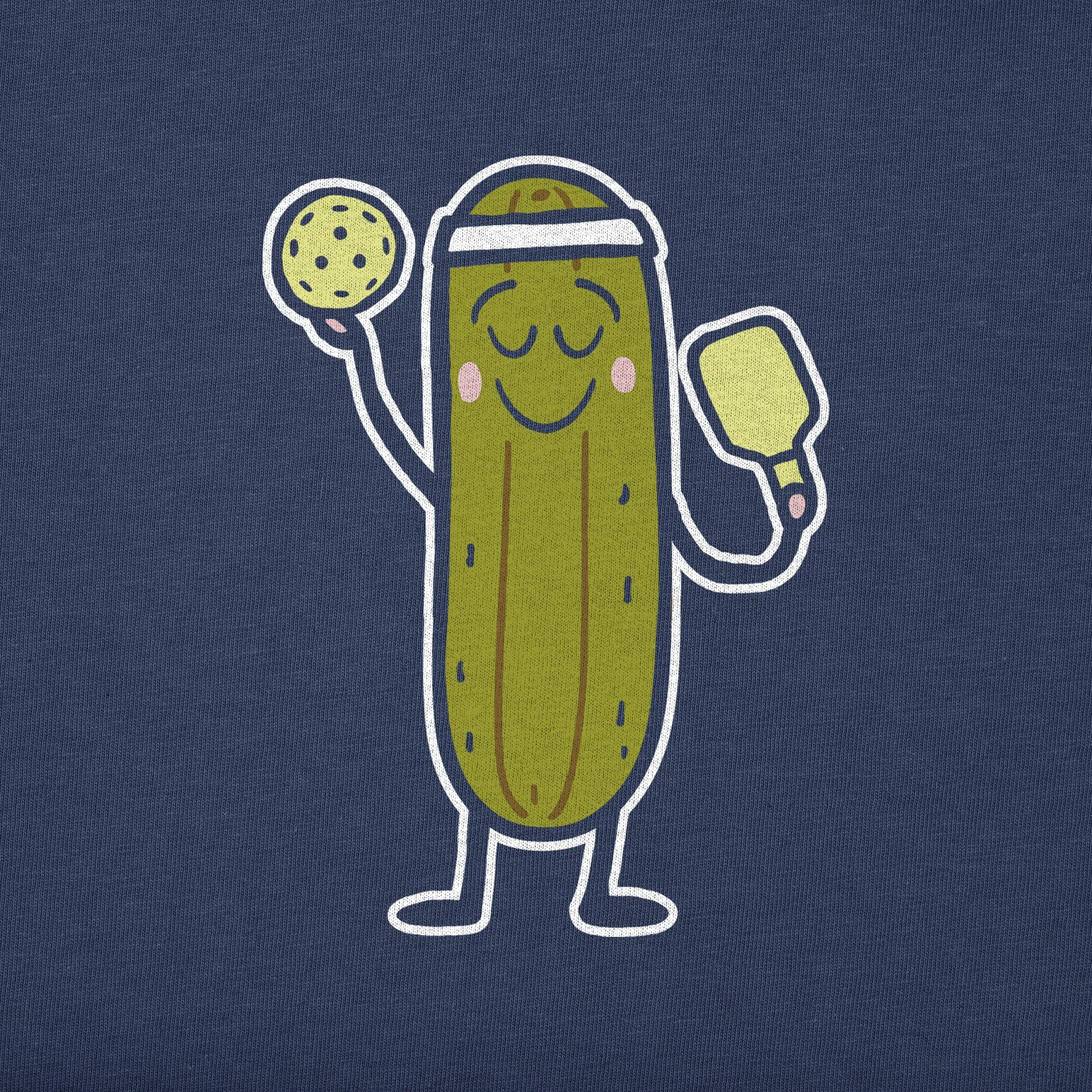Men's Pickle Person Short Sleeve Crusher Tee Life is Good