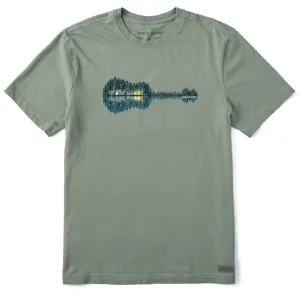 Men's Pine Guitarscape Short Sleeve Tee Life is Good