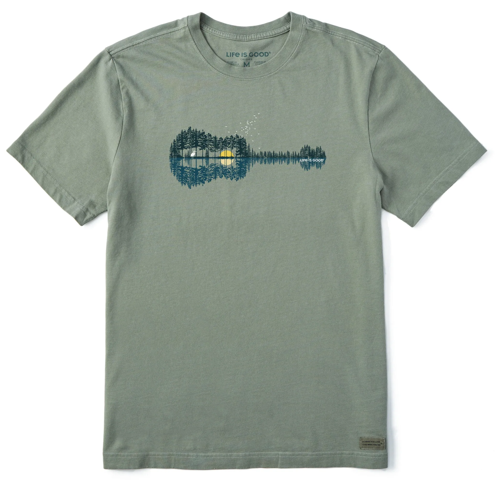 Men's Pine Guitarscape Short Sleeve Tee Life is Good