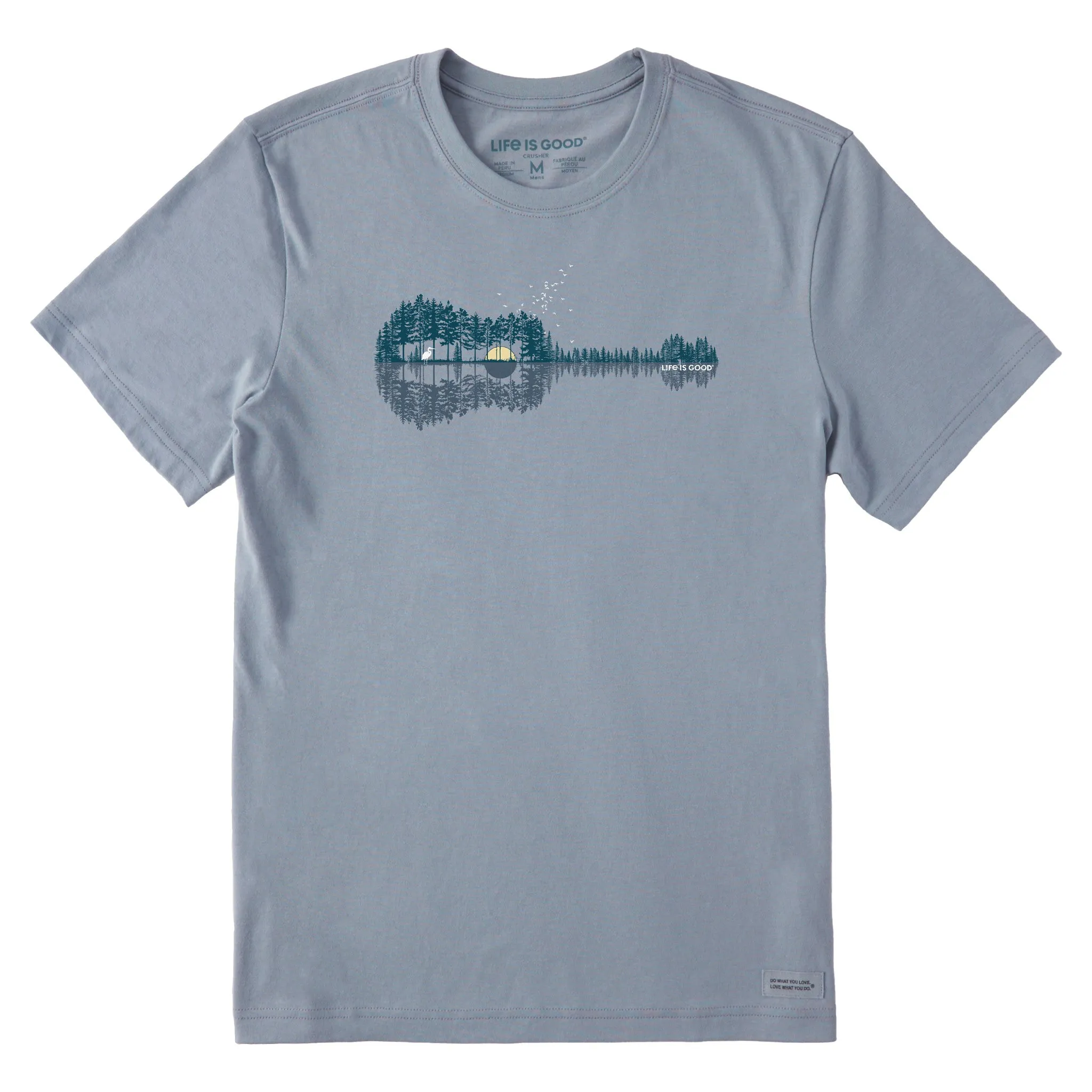 Men's Pine Guitarscape Short Sleeve Tee Life is Good