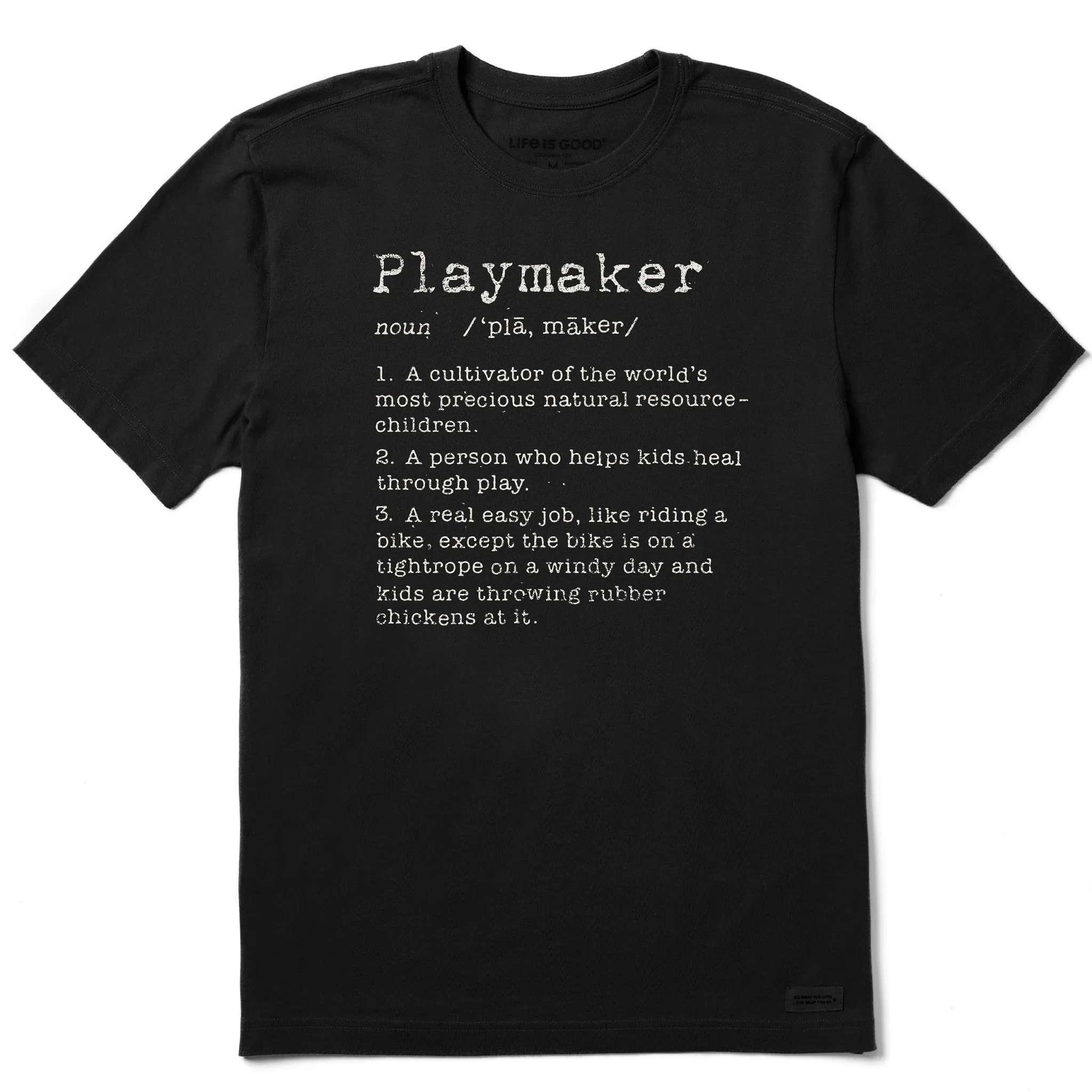 Men's Playmaker Defined Short Sleeve Crusher Tee Life is Good