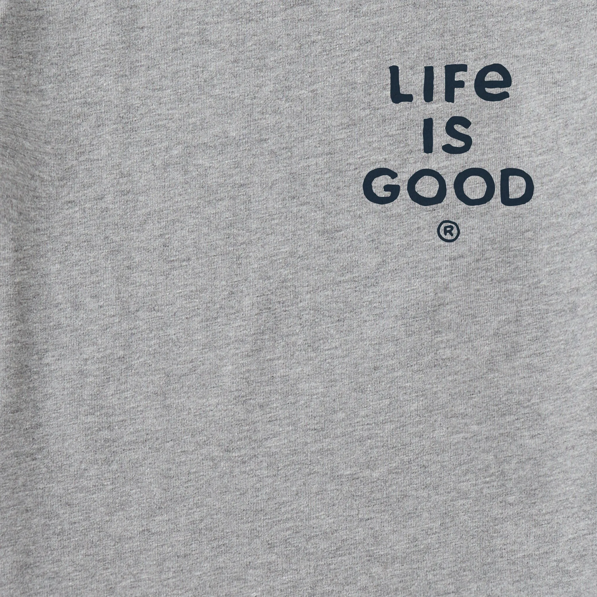 Men's Pontoon Boat Short Sleeve Tee Life is Good