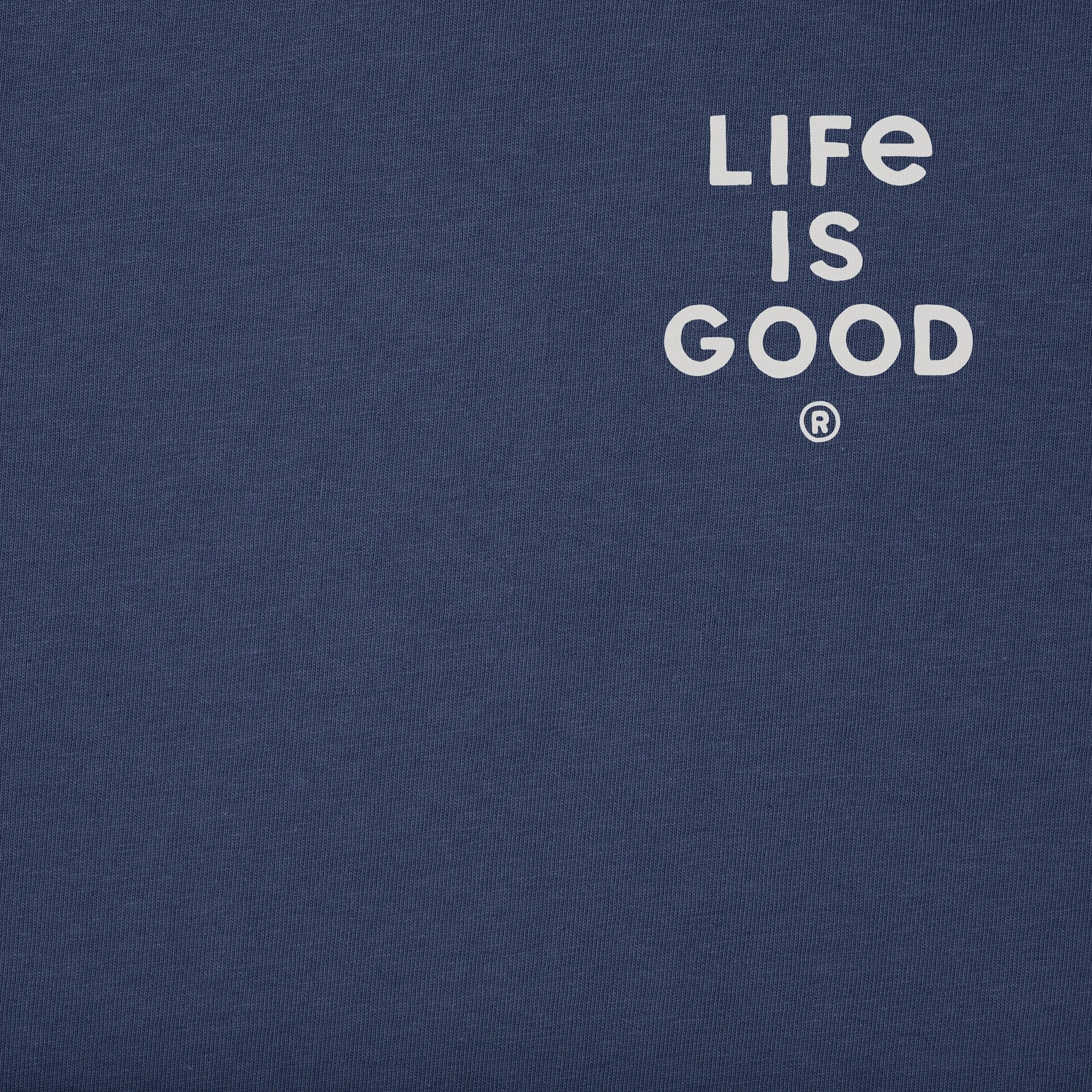Men's Positive Lifestyle ATV Smile Short Sleeve Tee Life is Good