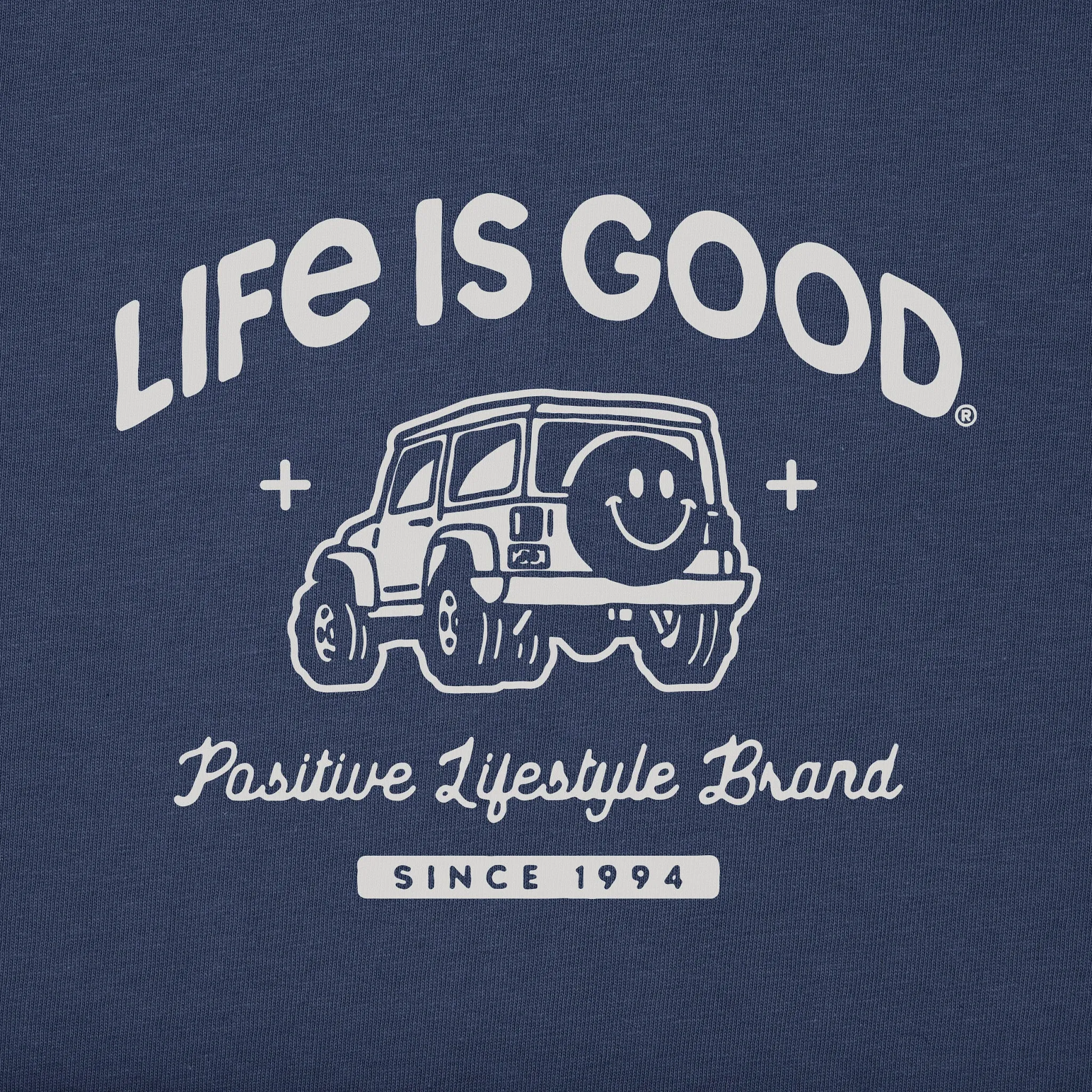 Men's Positive Lifestyle ATV Smile Short Sleeve Tee Life is Good