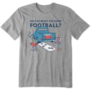 Men's Ready For Some Football Short Sleeve Tee Life is Good