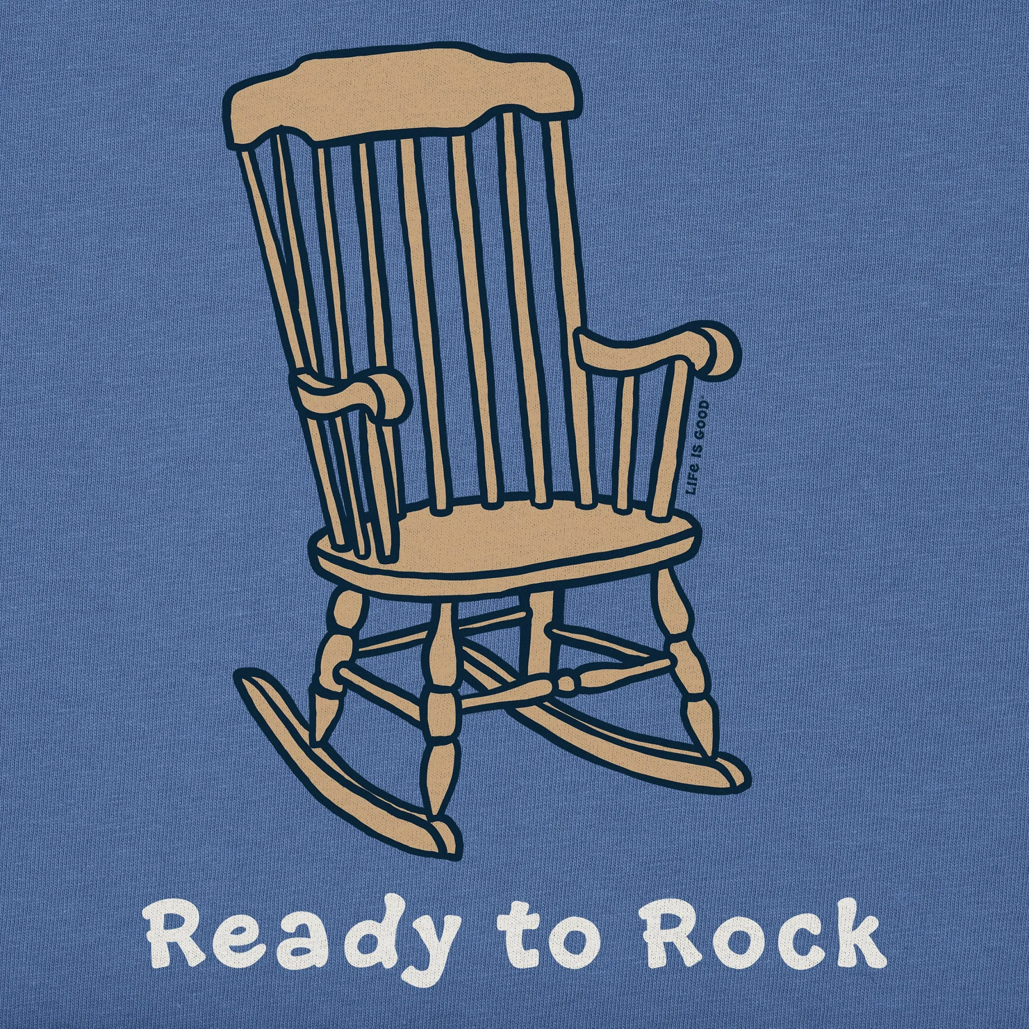 Men's Ready to Rock Short Sleeve Crusher Tee Life is Good