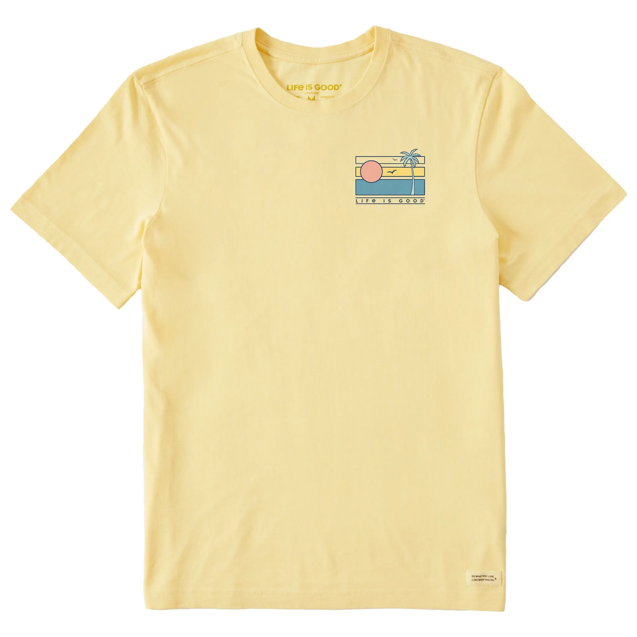 Men's Retro Beach Scene Short Sleeve Tee Life is Good