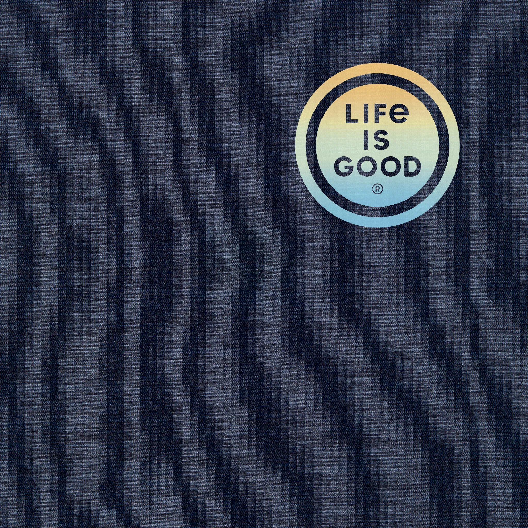 Men's Retro Mountain Range Long Sleeve Sun Crusher Tee Life is Good