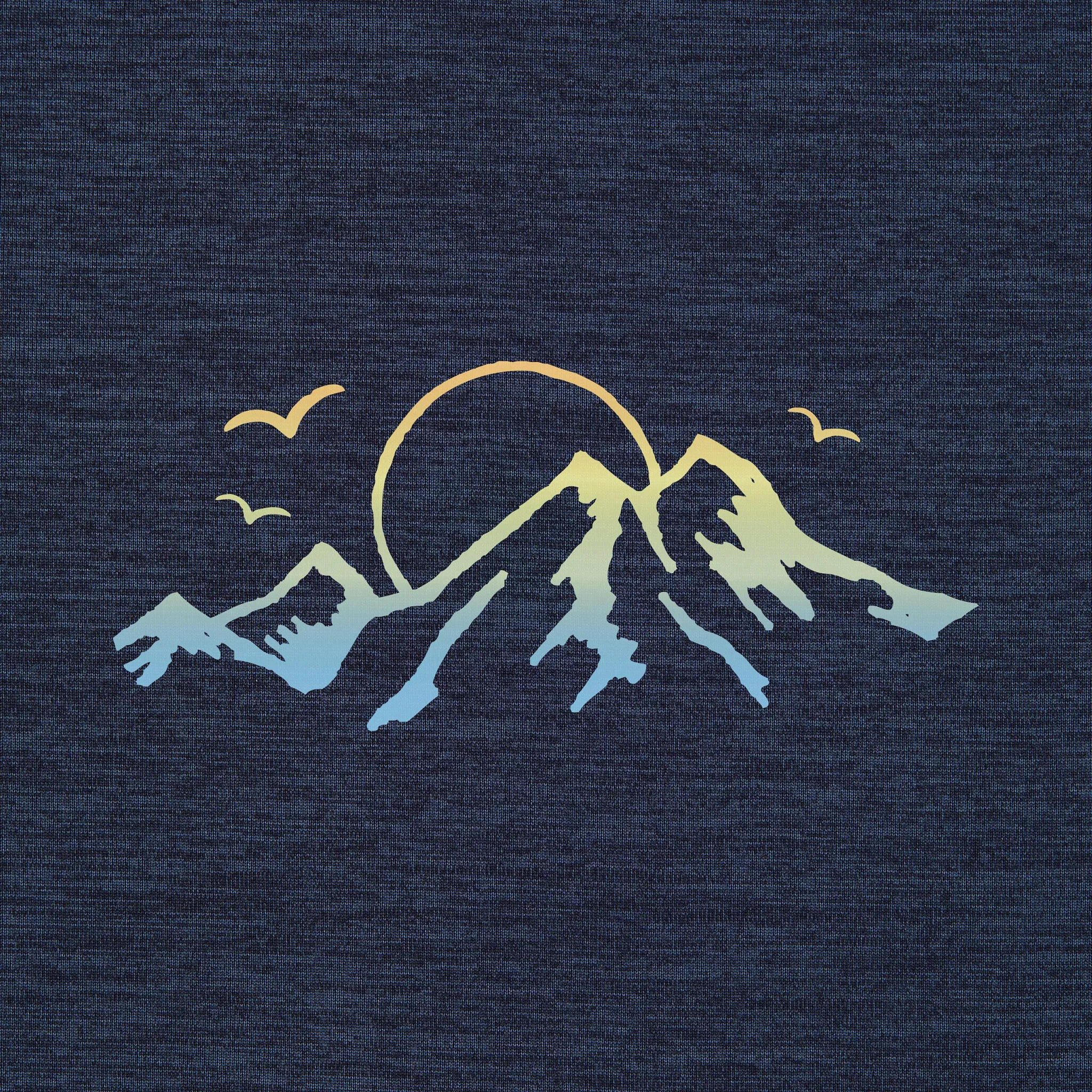 Men's Retro Mountain Range Long Sleeve Sun Crusher Tee Life is Good